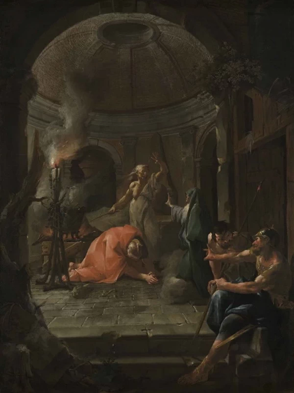 Re Saul e la strega di Endor - Staatliche Kunsthalle Karlsruhe